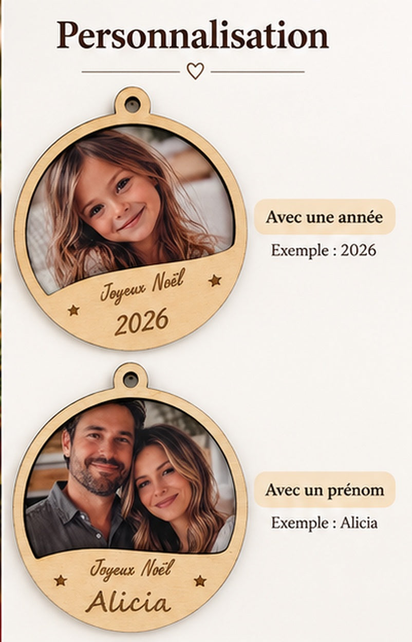 Boule photo – 02 personnalisation